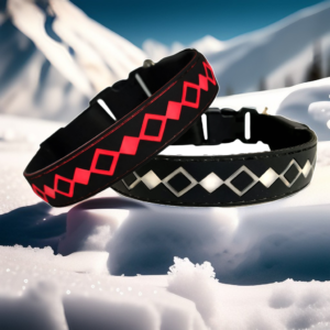 LIGHT UP GLOW Dog collar , USB-C RECHARGING ,15 MODES LIGHTING BLACK