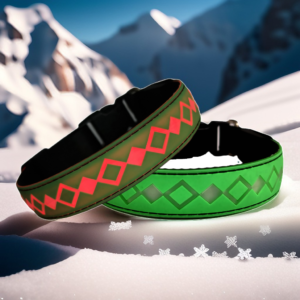 LIGHT UP GLOW Dog collar , USB-C RECHARGING ,15 MODES LIGHTING GREEN